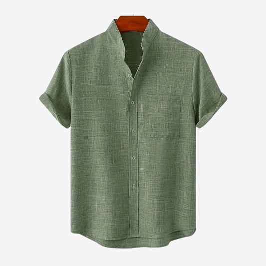Linen-Blend Men’s Shirt